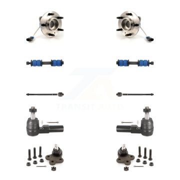 Front Bearing Lower Ball Joint Outer Inner Tie Rod Link Kit (10Pc) For Buick LeSabre Park K7T-108929