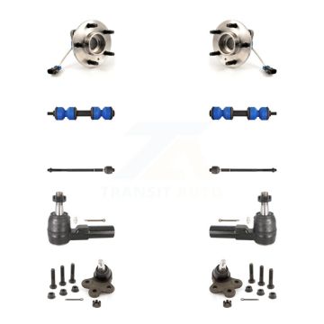 Front Bearing Lower Ball Joint Outer Inner Tie Rod Link Kit (10Pc) For Buick LeSabre Park K7T-108930