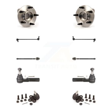 Front Bearing Lower Ball Joint Outer Inner Tie Rod Link Kit (10Pc) For Pontiac Grand Prix K7T-108933