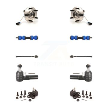 Front Bearing Lower Ball Joint Outer Inner Tie Rod Link Kit (10Pc) For Oldsmobile Aurora K7T-108935