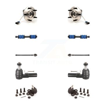 Front Bearing Lower Ball Joint Outer Inner Tie Rod Link Kit (10Pc) For Oldsmobile Aurora K7T-108936