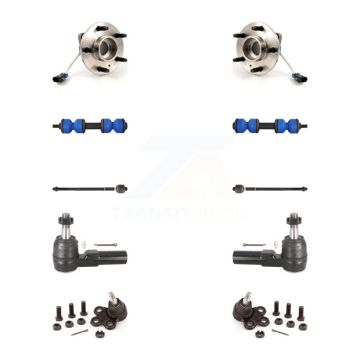 Front Bearing Lower Ball Joint Outer Inner Tie Rod Link Kit (10Pc) For Oldsmobile Aurora K7T-108937