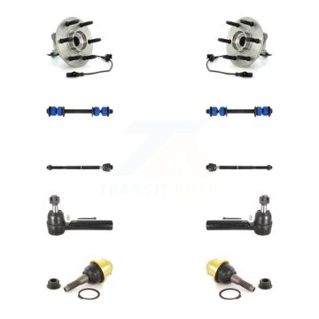 Front Bearing Lower Ball Joint Outer Inner Tie Rod Link Kit (10Pc) For Chevrolet GMC 1500 K7T-108954