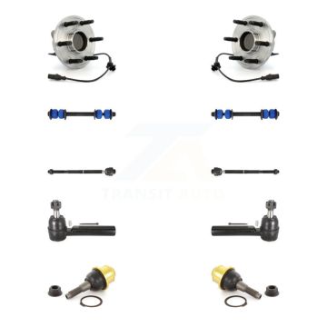 Front Bearing Lower Ball Joint Outer Inner Tie Rod Link Kit (10Pc) For Chevrolet GMC 1500 K7T-108956