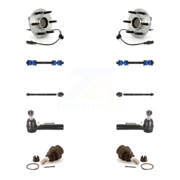 Front Bearing Lower Ball Joint Outer Inner Tie Rod Link Kit (10Pc) For Chevrolet GMC 1500 K7T-108957