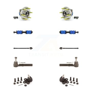 Front Bearing Lower Ball Joint Outer Inner Tie Rod & Link Kit (10Pc) For Pontiac Montana K7T-108958