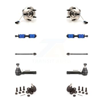 Front Bearing Lower Ball Joint Outer Inner Tie Rod & Link Kit (10Pc) For Pontiac Montana K7T-108963