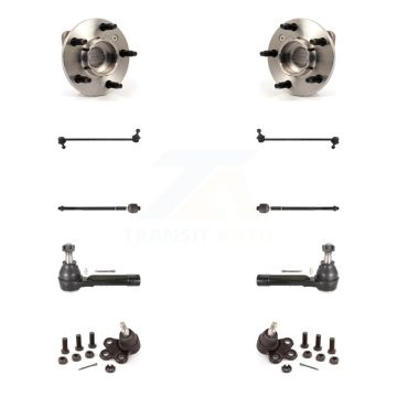 Front Bearing Lower Ball Joint Outer Inner Tie Rod & Link Kit (10Pc) For Pontiac Montana K7T-108965