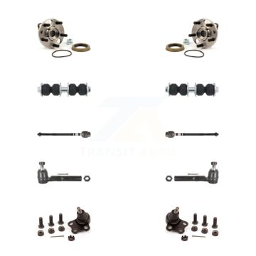 Front Bearing Lower Ball Joint Outer Inner Tie Rod Link Kit (10Pc) For Chevrolet Cavalier K7T-108968