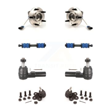 Front Hub Bearing Lower Ball Joint Outer Tie Rod Link Kit For Oldsmobile Aurora Cadillac K7T-108975