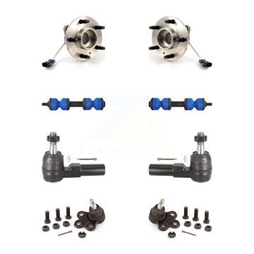 Front Hub Bearing Lower Ball Joint Outer Tie Rod Link Kit For Oldsmobile Aurora Cadillac K7T-108976