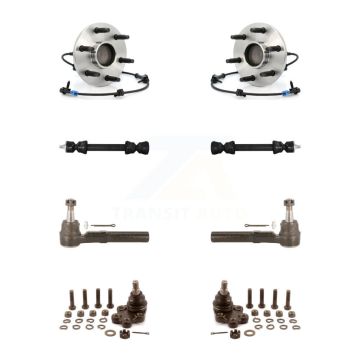 Front Bearing Lower Ball Joint Outer Tie Rod & Link Kit For Chevrolet Silverado 1500 GMC K7T-108981