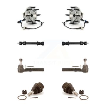 Front Bearing Lower Ball Joint Outer Tie Rod & Link Kit For Chevrolet Silverado 1500 GMC K7T-108983