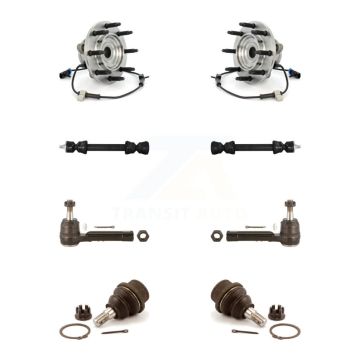 Front Bearing Lower Ball Joint Outer Tie Rod & Link Kit For Chevrolet Silverado 1500 GMC K7T-108984