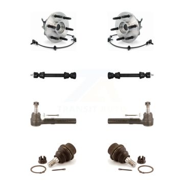 Front Bearing Lower Ball Joint Outer Tie Rod & Link Kit For Chevrolet Silverado 1500 GMC K7T-108985