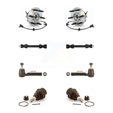 Front Bearing Lower Ball Joint Outer Tie Rod Link Kit For Chevrolet GMC Silverado 1500 XL K7T-108986