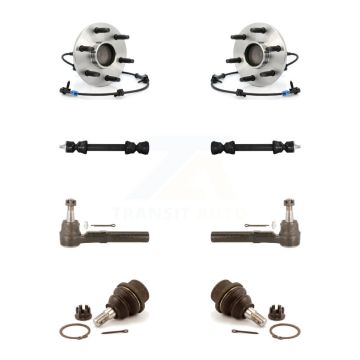 Front Bearing Lower Ball Joint Outer Tie Rod & Link Kit For Chevrolet GMC Silverado 1500 K7T-108987