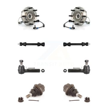 Front Bearing Lower Ball Joint Outer Tie Rod & Link Kit For Chevrolet GMC Sierra 3500 4WD K7T-108992