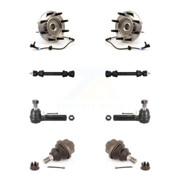 Front Bearing Lower Ball Joint Outer Tie Rod Link Kit For Chevrolet GMC Sierra 2500 HD H2 K7T-108994