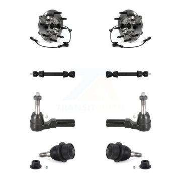 Front Bearing Lower Ball Joint Outer Tie Rod & Link Kit For GMC Chevrolet Sierra 2500 HD K7T-108996