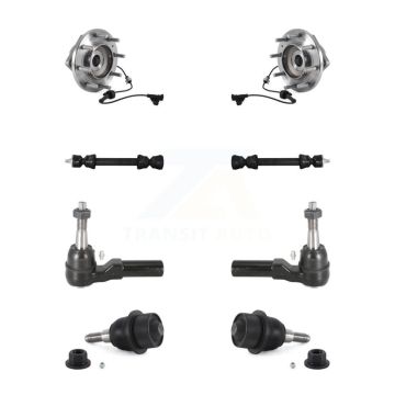 Front Bearing Lower Ball Joint Outer Tie Rod & Link Kit For GMC Sierra 3500 HD Chevrolet K7T-108997
