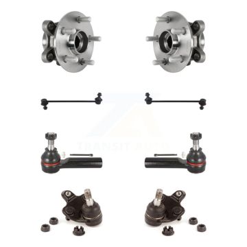 Front Bearing Lower Ball Joint Outer Tie Rod Link Kit For Toyota Corolla Sedan with 2.0L K7T-109001