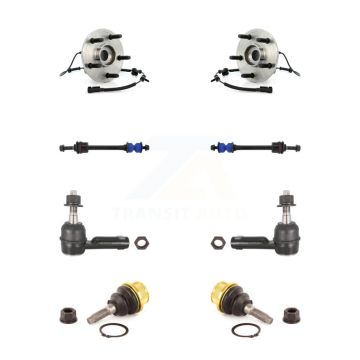Front Hub Bearing Lower Ball Joint Outer Tie Rod End Sway Bar Link Kit For Dodge Ram 1500 K7T-109002