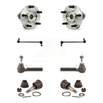 Front Bearing Lower Ball Joint Outer Tie Rod Link Kit For Dodge Caravan Grand Chrysler & K7T-109005