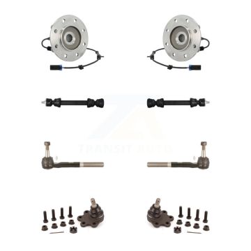 Front Bearing Lower Ball Joint Outer Tie Rod Link Kit For K2500 Chevrolet GMC K3500 Yukon K7T-109011