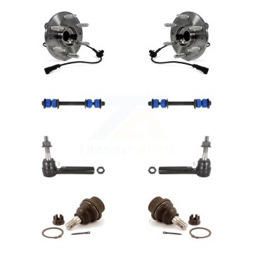 Front Bearing Lower Ball Joint Outer Tie Rod Link Kit For GMC Sierra 1500 Chevrolet Tahoe K7T-109019