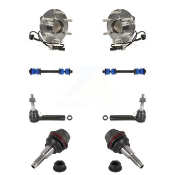 Front Bearing Lower Ball Joint Outer Tie Rod Link Kit For Chevrolet GMC Sierra 1500 Tahoe K7T-109020