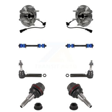 Front Bearing Lower Ball Joint Outer Tie Rod Link Kit For GMC Chevrolet Sierra 1500 Tahoe K7T-109021