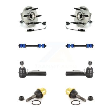 Front Bearing Lower Ball Joint Outer Tie Rod Link Kit For Chevrolet GMC Sierra 1500 Tahoe K7T-109028