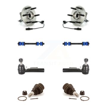 Front Bearing Lower Ball Joint Outer Tie Rod Link Kit For Chevrolet GMC Sierra 1500 Tahoe K7T-109030