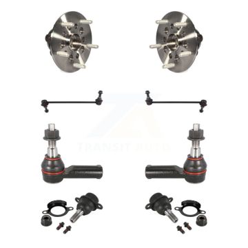 Front Bearing Lower Ball Joint Outer Tie Rod Link Kit For Ford Transit-250 Transit-150 HD K7T-109033