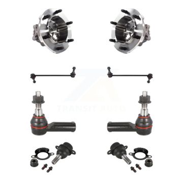 Front Bearing Lower Ball Joint Outer Tie Rod Link Kit For Ford Transit-350 HD Transit-250 K7T-109034