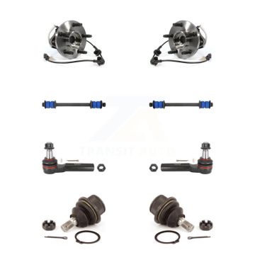 Front Hub Bearing Lower Ball Joint Outer Tie Rod Link Kit For Ford Ranger Mazda B4000 4WD K7T-109044