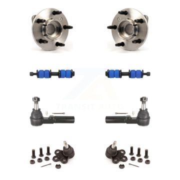 Front Bearing Lower Ball Joint Outer Tie Rod Link Kit For Chevrolet Impala Buick LaCrosse K7T-109061