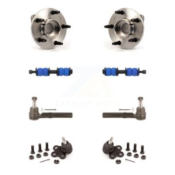 Front Bearing Lower Ball Joint Outer Tie Rod Link Kit For Buick Rendezvous Pontiac Aztek K7T-109062