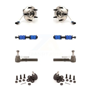 Front Bearing Lower Ball Joint Outer Tie Rod Link Kit For Buick Rendezvous Pontiac Aztek K7T-109063