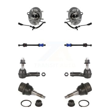 Front Bearing Lower Ball Joint Outer Tie Rod & Sway Bar Link Kit For Ram 1500 Classic 4WD K7T-109073