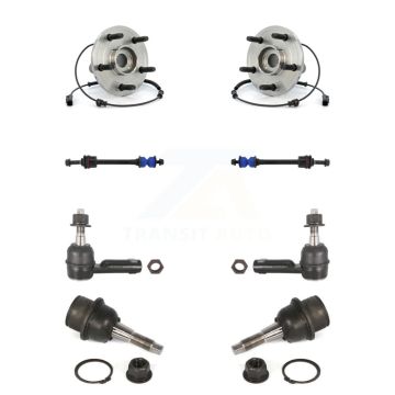 Front Hub Bearing Lower Ball Joint Outer Tie Rod Sway Bar Link Kit For Dodge Ram 1500 4WD K7T-109074