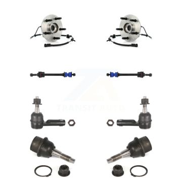 Front Hub Bearing Lower Ball Joint Outer Tie Rod End Sway Bar Link Kit For Dodge Ram 1500 K7T-109075
