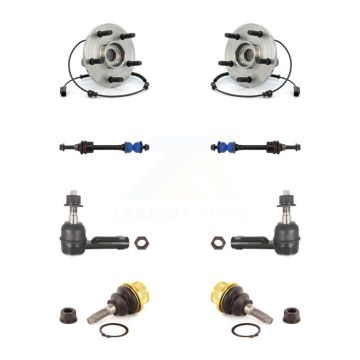 Front Hub Bearing Lower Ball Joint Outer Tie Rod Sway Bar Link Kit For Dodge Ram 1500 RWD K7T-109076