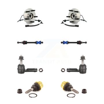 Front Hub Bearing Lower Ball Joint Outer Tie Rod End Sway Bar Link Kit For Dodge Ram 1500 K7T-109077