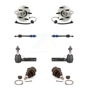 Front Hub Bearing Lower Ball Joint Outer Tie Rod Link Kit For Dakota Dodge Ram Mitsubishi K7T-109079