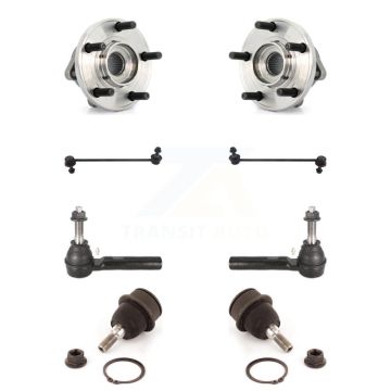 Front Hub Bearing Lower Ball Joint Outer Tie Rod Link Kit For Chrysler 200 Dodge Avenger K7T-109081