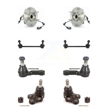 Front Bearing Lower Ball Joint Outer Tie Rod & Link Kit For 2004 Nissan Pathfinder LE SE K7T-109083
