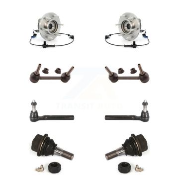 Front Bearing Lower Ball Joint Outer Tie Rod & Sway Bar Stabilizer Link Kit For Hummer H3 K7T-109087