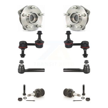 Front Bearing Lower Ball Joint Outer Tie Rod Link Kit For Subaru Impreza Forester Outback K7T-109091